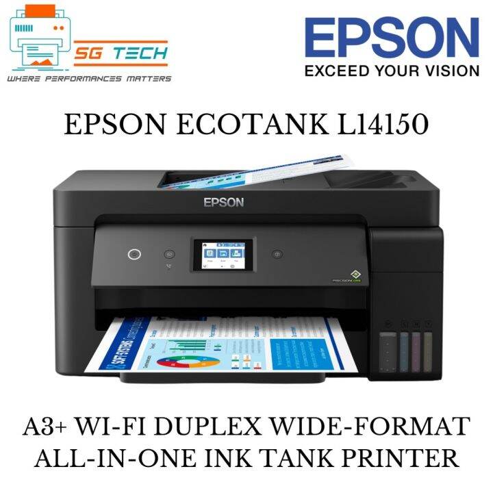 Epson Ecotank L14150 A3 Multi function Wifi with ADF L 14150 | Lazada PH