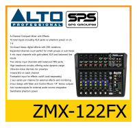 MIXER มิกเซอร์ อนาล็อก รุ่น ZMX-122FX ยี่ห้อ Alto Professional สินค้าดี ราคาประหยัด  มีรับประกัน