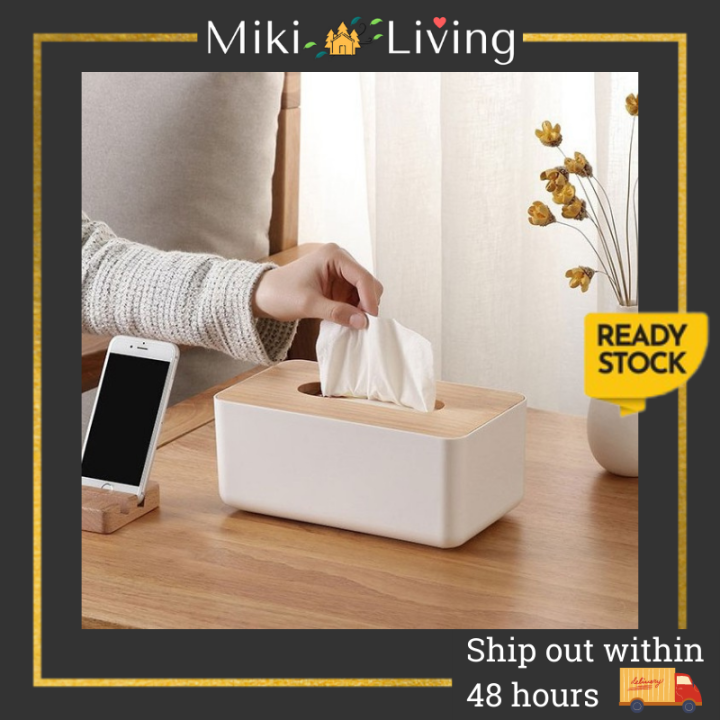 MIKI Modern Style Tissue Holder Box / Tissue Box for toilet, kitchen ...