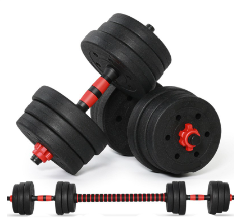 Dumbbells convertable to long bar 10kg / 20kg set | Lazada PH