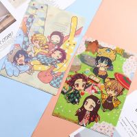 Anime Demon Slayer Kimetsu No Yaiba Kamado Tanjirou Nezuko A4 Document Bag Bill Folder Holder Organizer Stationery kids gift