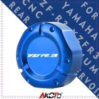 ใหม่สำหรับ Yamaha YZFR3 YZF R3 2015-2023 2022 2021 2019 2018 YZF-R3ชิ้นส่วนรถจักรยานยนต์ด้านหลังอ่างเก็บน้ำเบรกปกหมวกอุปกรณ์เสริม