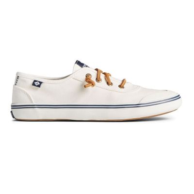 SPERRY LOUNGE 2 LACE UP รองเท้าผ้าใบ ผู้หญิง สีขาว ( SNK - STS86728 )