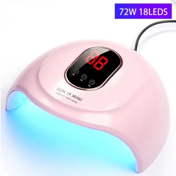 Gel UV LED Nail Lamp JEWHITENY Nail Dryer 72W Nail Gel Polish UV Light With  4 Timers for two hand, Automatic Sensor for Gels Polishes Nail Light Curing  Nail Lam…