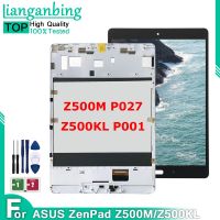 แท็บเล็ตของแท้แอลซีดีสำหรับ Asus Zenpad 3S 10 Z500M P027จอ Z500KL Z500 P001สัมผัสหน้าจอ LCD กรอบจอแสดงผลแบบแทนที่