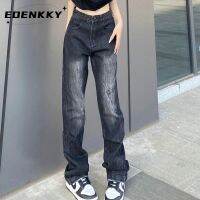 CODกางเกงขายาว กางเกงยีสน์ผู้หญิง ทรงหลวม ๆ ตรง Retro Hip Hop Pants 2023 NEW Style A27L0DV EOENKKY