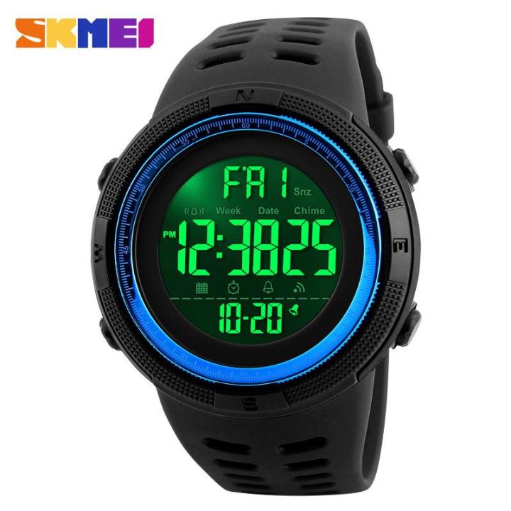 skmei-ใหม่นาฬิกาสปอร์ตผู้ชายแฟชั่นทนต่อแรงกระแทกนาฬิกาส่องสว่างนาฬิกานับถอยหลัง-dual-กันน้ำกลางแจ้งนาฬิกาข้อมือดิจิตอล