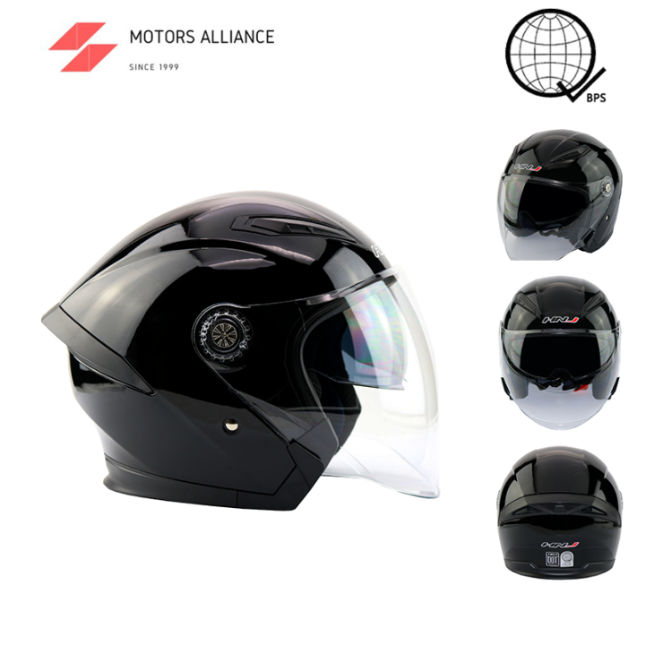 Hnj Ym Motorcycle For Helmet Half Face Helmet Dual Visor For Men