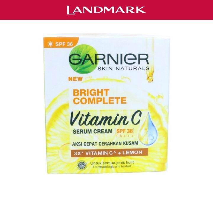 Garnier Light Complete Multi Action White Serum Cream Spf36 50ml Lazada Ph 4742