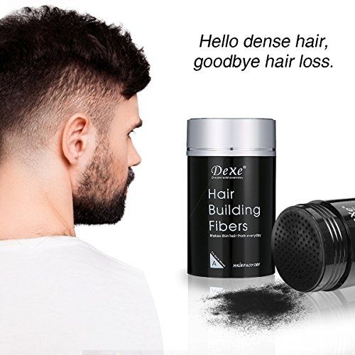 Ship Out in 24hr Dexe 22g Hair Building Fibers + 100ml Hair Locking Spray  Hair Building Fibers , Hair Thickening Thickening Fiber for Women and Men - Hair  Loss Concealer Powder for