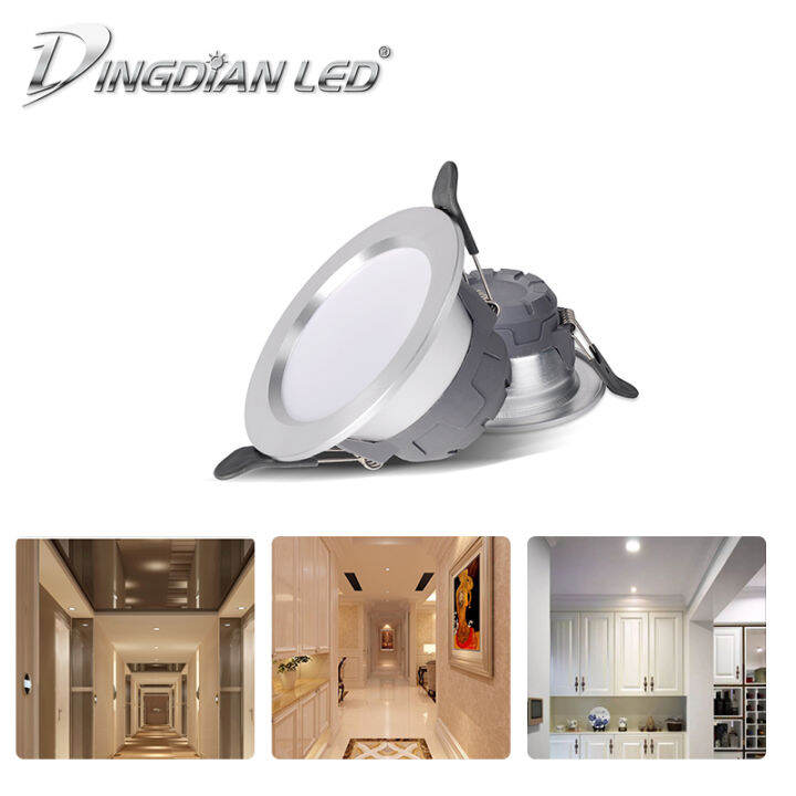 DINGDIAN LED LED 3Color Downlight Discolourable 5W Spot LED Round ...