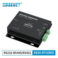 RS232กับ RS485/RS422ที่แยกได้หม้อแปลงกระแสไฟฟ้า1.2กม. RS485 5ม. RS232โมเด็ม Modbus E810-DTU(RS) อุตสาหกรรม