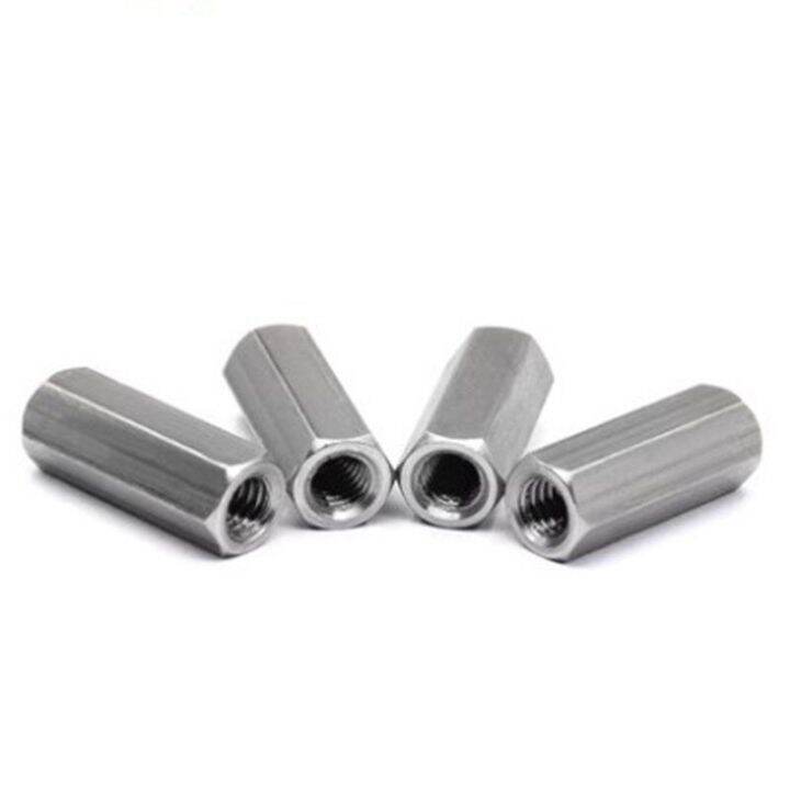 1-10pcs-m2-m2-5-m3-m4-m5-m6-m8-m10-m12-m14-m16-304-stainless-steel-hex-standoff-long-rod-coupling-hex-nut-nails-screws-fasteners