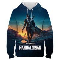 Sudadera con capucha de gran tamaño para hombre y mujer, chándal con estampado 3D de The Mandalorian, héroe de Marvel, Moda de Primavera