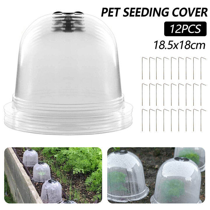 Plant Covers Cloche Garden Dome Clear Plastic Dome Reusable Mini