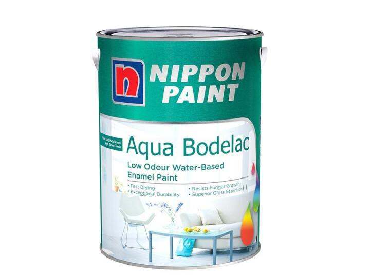 Nippon Paint Aqua Bodelac Base 1 Pearl White 9015 1L Lazada