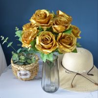 Realistic Artificial Rose Plants For Home Wedding Party Decoration Offcie Table Decor Garden Outdoor Indoor Defora Bedroom Dinning Room Decor