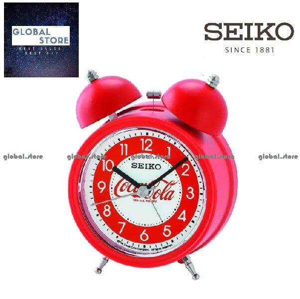 SEIKO x CocaCola Bell Alarm Clock QHK905 Lazada