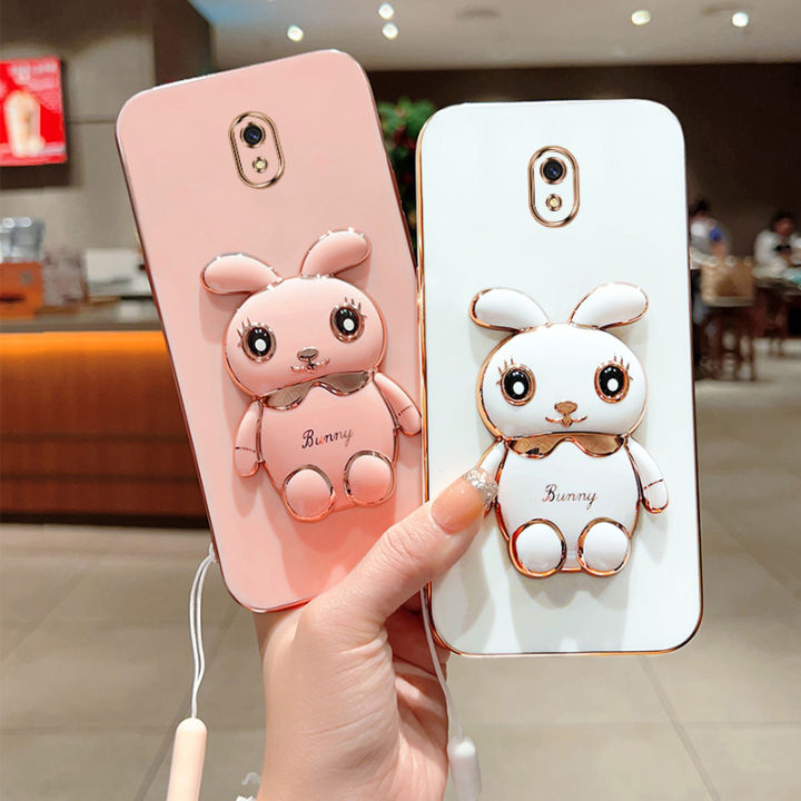 เคสนิ่มสำหรับ-xiaomi-redmi-เคส8a-เคส-redmi8a-การ์ตูนรูปกระต่ายกันกระแทกที่เคสโทรศัพท์โทรศัพท์ชุบด้วยซิลิโคน