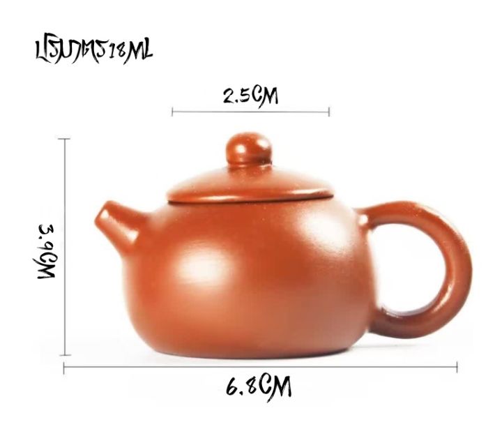 ป้าน-ชงชา-กาน้ำชา-ดินเผาเคลือบ-สีน้ำตาลเทา-ขนาด-18-มล