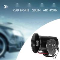 12V 100W 120dB 6 Sound Alarm Horn Car Electronic Warning Siren Motorcycle Alarm Firemen Ambulance Loudspeaker with MIC for Car