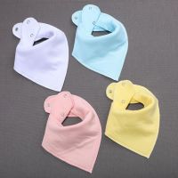 【DT】hot！ Baby Bandana Bibs Newborn Cotton Soild Color Cartoon Print Saliva Boys Feeding Apron Infant Baberos Bebes