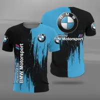 (in stock) BmwMotorrad Racing Teams 3D printed mens T-shirt Summer Short Sleeve Childrens Clothing Sports Womens T-shirt (free nick name and logo)