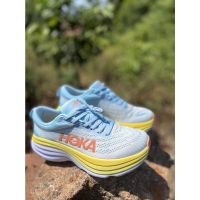 2023 legit 2023 New HOKA ONE ONE Bondi8 Shock Absorption Blue Training shoes