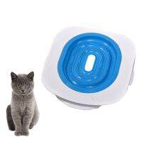 เบาะรองนั่งฝึกแมว ที่รองนั่งชักโครก Cat Toilet Training Kit Kitten Litter Free Trainer Cat Sand Tray Mat Toilet Pet Potty Trainer House