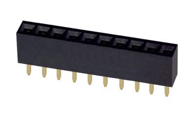 2.54mm (0.1") 10-pin female header - COCO-0273