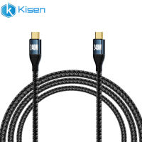 สาย Usb C สำหรับชาร์จสองด้านสำหรับคอมพิวเตอร์แล็ปท็อปโทรศัพท์มือถือตัวผู้เป็นตัวผู้ตัวผู้ตัวผู้มีสองหัวสายข้อมลู Pd240w เร็ว2ม.