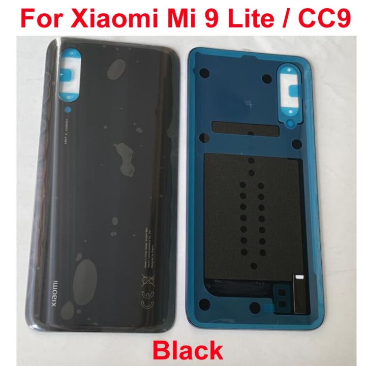 original-mi9-lite-glass-back-battery-cover-housing-door-rear-case-for-xiaomi-mi-cc9-cc-9-lid-phone-shell-with-adhesive-tape-replacement-parts