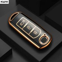 TPU Car Remote Key Case Cover Shell Fob Keychain For Mazda 2 3 5 6 BL BM GJ Atenza Axela CX-5 CX-7 CX-3 CX-9 MX-5 Accessories