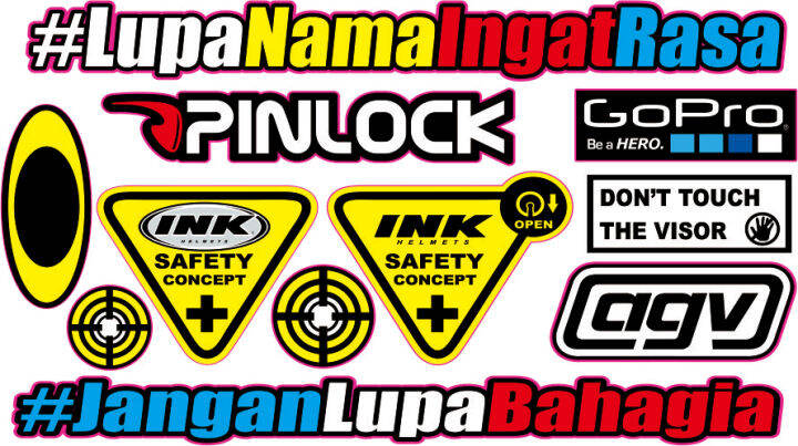 STICKER THAILOOK STICKER MOTOR STICKER HELEM | Lazada Indonesia