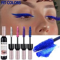 Wine Bottle 4D Silk Fiber Eyelash Mascara Waterproof Fast Dr