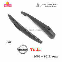 Kuapo ชุดปัดน้ำฝน ด้านหลัง นิสสัน ทีด้า Nissan Tiida Tida 2006 ถึง 2012 ปี ที่ปัดน้ำฝน กระจก หลัง (ก้าน/แขน + ใบ ปัดน้ำฝน) นิสสันทีด้า