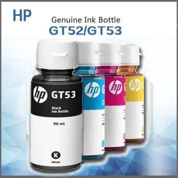 HP Ink Bottle Black & Color (GT 53XL Black GT 52 C/M/Y) Combo Set of 4  (GT53 XL & GT52) : : Computers & Accessories