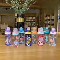 Kids Sippy Cup Water Bottles Creative Cartoon Feeding with Straws Lids Spill Proof Portable Toddlers Drinkware בקבוק מים לילדים