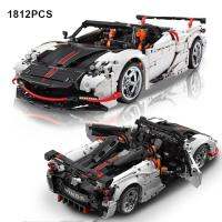 1812PCS Technical 1:10 Pagani Zonda Super Racing Sport Car Building Blocks MOC Figure Vehicle Bricks Toys For Adult Kids Gifts