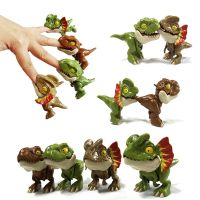 Figures Finger Dinosaur Anime Action Toy Funny Dino Creative Tricky Tyrannosaurus Model Mini Jurassic Dino Fidget Kids Boy Gift