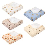 Super Soft Cotton ผ้าห่มเด็กทารกแรกเกิดชายหญิง Non-Fluorescent Muslin Bean รับผ้าห่มเด็ก Swaddle Wrap รถเข็นเด็ก