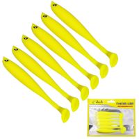 6Pcs/bag Rubber Soft Bait Worms for Fishing Wobblers on Pike Artificial Fishing Bait Walkers Bass Shad Lures Fishing Accessory Accessories