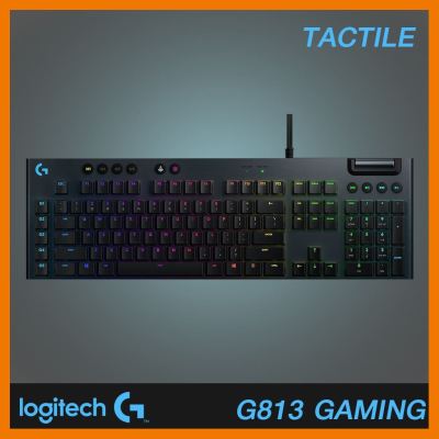 สินค้าขายดี!!! KEYBOARD LOGITECH G813 TACTILE RGB (TH) ประกัน 2 ปี ที่ชาร์จ แท็บเล็ต ไร้สาย เสียง หูฟัง เคส ลำโพง Wireless Bluetooth โทรศัพท์ USB ปลั๊ก เมาท์ HDMI สายคอมพิวเตอร์