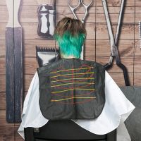 Hair Cutting Collar Waterproof Colouring Cape Barber Cloth Hairdressing Hair Dye Gown Perm Baking Oil Cape Tool 88879