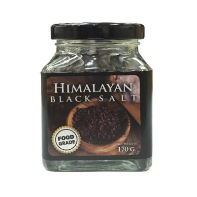 0372 เกลือหิมาลายันสีดำ/Himalayan Black Salt 170g (EXP.12/23) มีแร่ธาตุสูง ช่วยลดการอยากทานอาหาร ป้องกันกรดไหลย้อน เกลือหิมาลายันสีดำ  เกลือดำ