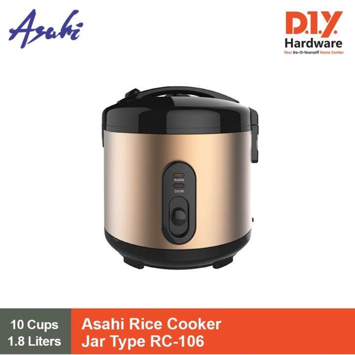 Asahi RC106 10 Cups Rice Cooker Jar Type Lazada PH