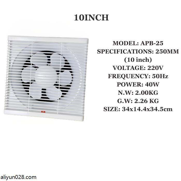 exhaust fan for room Exhaust fan window exhaust fan small ♖Wall Mounted