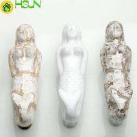 3.75 Handles Pulls Mermaid Crack Ceramic Drawer Handles Pulls Home Decorative Chic Kitchen Cabinet Pulls Handles 96mm