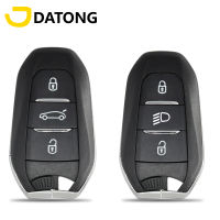 Datong World Car Key Shell Case สำหรับ Peugeot 2008 3008 5008 Citroen C4 C5 X7 C4L C6 DS4 DS5 DS60สมาร์ทการ์ดฝาครอบ