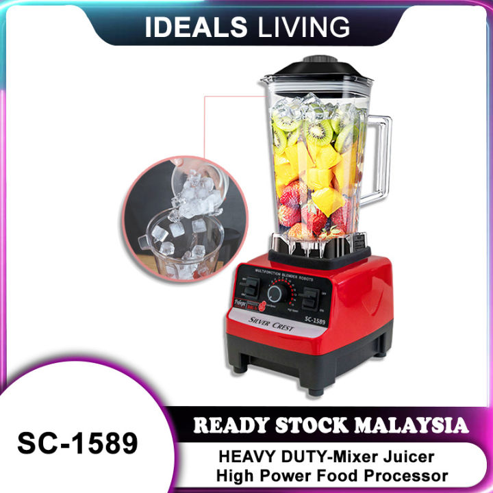 Heavy Duty Commercial Blender Mixer Juicer High Power Food Processor Ice  Smoothie Fruit Soya Juice Maker Powder Grinder